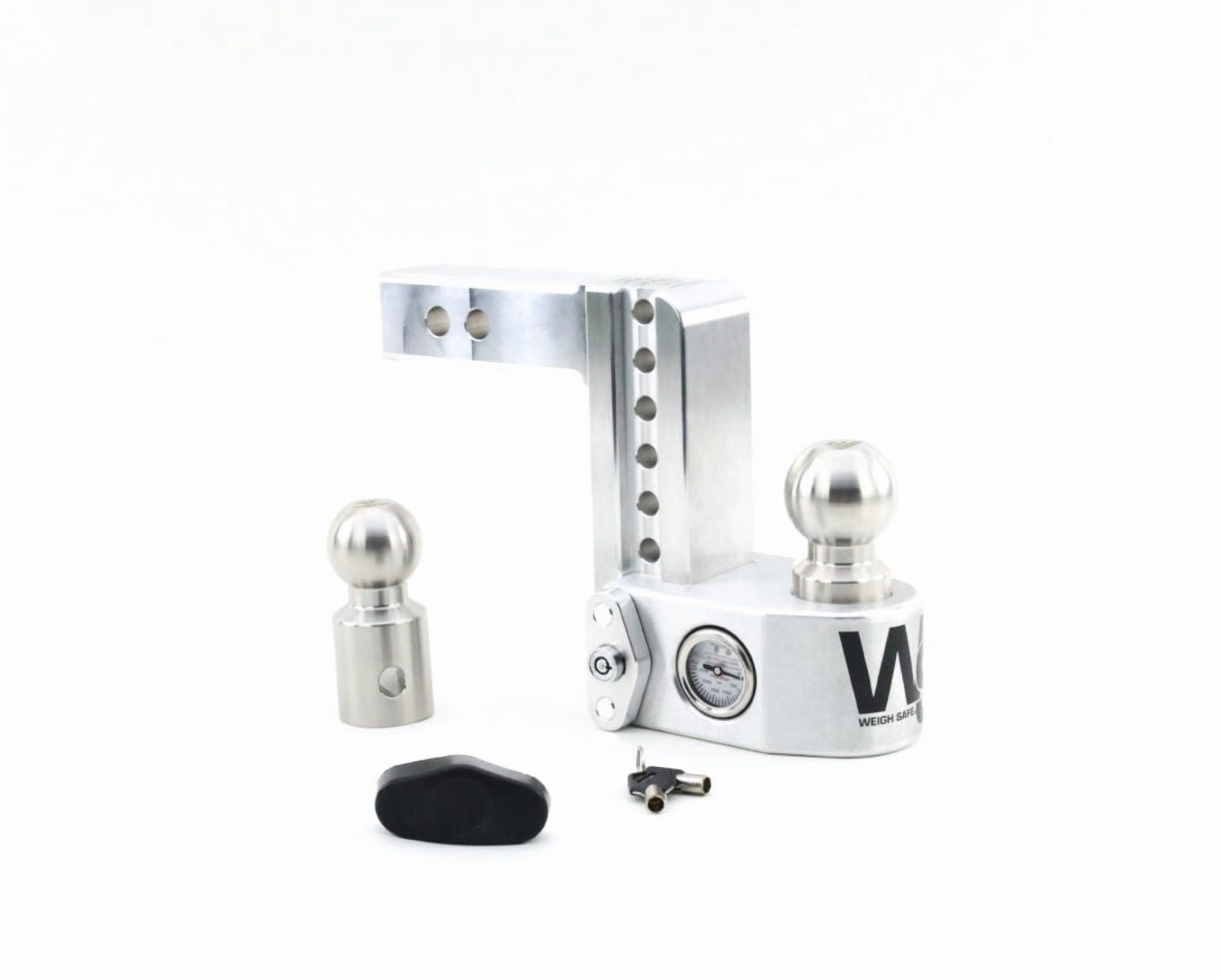 Adjustable Trailer Hitch Ball Mount, Fits 2 & 2.5 Inch Receiver, 6 Inch Drop/Rise - View #7