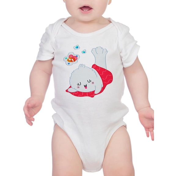 Sleepy Baby Seal. Bodysuit Infant -Image by Shutterstock, 6 Months