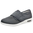 thumbnail image 3 of Zapatos ortopédicos senil informales para mujer, pies anchos, hinchados, ajuste de eversión del pulgar, zapatos para caminar suaves y cómodos para diabéticos, 3 of 5