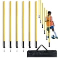thumbnail image 1 of Juego de bastones de entrenamiento de agilidad AKABIKE, 1-1,5 m, paquete de 6, 1 of 7