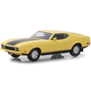1973 Ford Mustang Mach 1 Yellow Eleanor Gone in Sixty Seconds Movie (1974) 1/43 Diecast Model Car by Greenlight