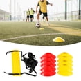 thumbnail image 4 of Equipo De Escalera De Entrenamiento De Velocidad, 10 Piezas De Conos De Disco, Correas De Nailon Y Kit De Tren De Agilidad De Velocidad PP Que Mejoran La Resistencia Para El, 4 of 7