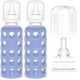 thumbnail image 5 of Botella de Bebé de Vidrio Lifefactory Blueberry con Funda de Silicona, 2 Piezas, 5 of 5