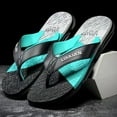 thumbnail image 3 of Mostsola Mens Fashion Beach Flip Flops Casual Thong Sandals Outdoor Non Slip Walking Slides, 3 of 7