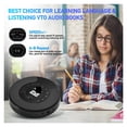 thumbnail image 4 of Lecteur CD Portable Rechargeable, Lecteur Prenant en Charge CD/CD-R/CD-RW/MP3 et USB avec Écouteurs, Émetteur Bluetooth 5.0, 4 of 6