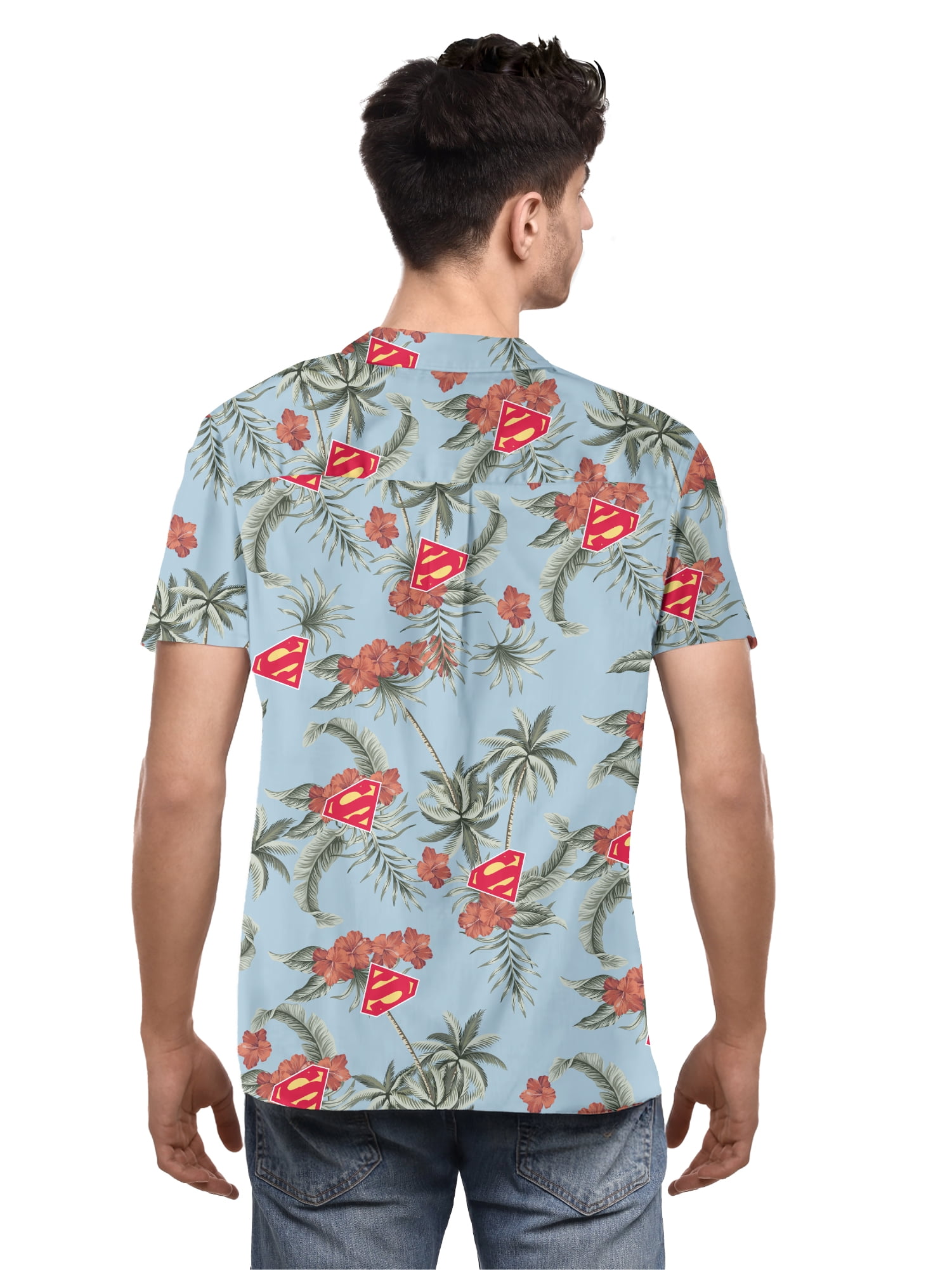 Superman Men's & Big Mens Graphic Print Shirt, Sizes S-5XL
