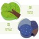 thumbnail image 5 of Juego de juguetes de árbol de madera de 6 uds., miniárboles de juguete, accesorios de vía de tren de madera para decoración de vías de tren de juguete, 5 of 8
