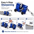 thumbnail image 3 of Chainsaw Sharpener, Portable Hand Crank Chainsaw Chain Sharpener Set, Chain Saw Sharpener Tool, Universal Chain Saw Blade Sharpening Tool, for Chain Sharpening, 3 of 7