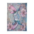 thumbnail image 2 of BZSMCE Square Tablecloth Springtime Hummingbird Kiss Pattern Tableclothes, 2 of 9