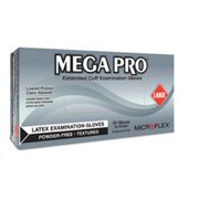 Microflex MFX-L852 Latex Gloves Mega Pro 12 in. - Blue Medium