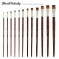 thumbnail image 7 of Creative Mark Mimik Kolinsky Watercolor Brush - # 12 Bright - Long Handle Synthetic Paint Brush - Handmade in Germany - Synthetic Sable Paint Brushes for Professional Artists - Animal-Friendly, 7 of 7