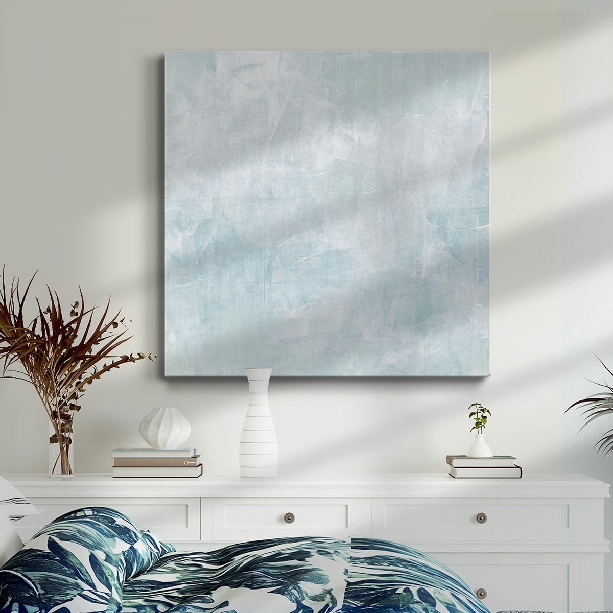 Wexford Home Drifting Blue I-Premium Gallery Wrapped Canvas, 24" x 24" - Ready to Hang