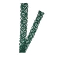 thumbnail image 2 of Cinta de encaje de 10 yardas de largo y 2,6 pulgadas de ancho, suave, agradable para la piel, duradera, fácil de cortar, amplia aplicación, estilo elegante, encaje de costura, verde negruzco, 2 of 12