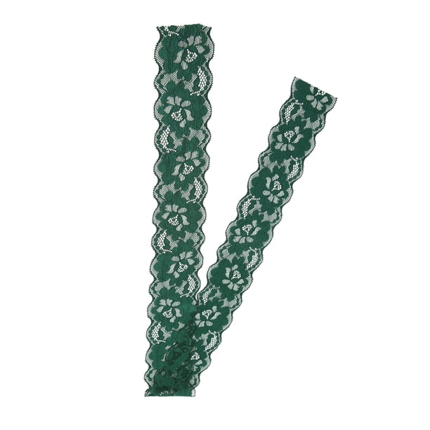 Cintas de encaje, cinta de encaje de 10 yardas de largo, cinta de encaje roja, diseño de primera clase