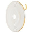 thumbnail image 1 of Cinta de sellado para puertas Uxcell, cinta de espuma autoadhesiva fuerte, relleno de huecos para puertas y ventanas, 1/4 de pulgada x 1/8 de pulgada x 26 pies, blanca, 1 of 6
