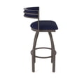 thumbnail image 4 of 861 Artemis 36" Swivel Bar Stool with Bronze Finish and Canter Twilight Seat and Back, 4 of 5