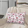 thumbnail image 5 of Lsque Caring Cow Pattern Pillow Case – Soft & Cozy Throw Pillow Cover, Hypoallergenic Cushion Case for Sleeping Women with Envelope Closure-14"x20", 5 of 6