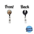 thumbnail image 3 of Cockapoo Dog Illustration Retractable Reel ID Badge Key Card Name Tag Holder with Clip, 3 of 7