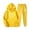Yellow, variant on Wyzesi Jumpsuit for Women Club Winter Women's Hooded Sweatshirt Set Loose Solid Color Love Heart Plus Velvet Casual Tracksuit Knee Length Yoga Shorts Suit Board Shorts Suit for Women Swim Plus