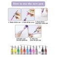 thumbnail image 5 of Fine Tips 3D Nail Art Pens, 12 Colors 0.5MM Nail Polish Pens Nail Point Graffiti Dotting Pen Drawing Painting Liner Brush for Home Salon Quickly DIY N, 5 of 5