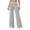 Gray, variant on High Waist Ribbed Wide Leg Pants for Women Casual Loose Fold Over Waist Long Pants for Daily Wear
