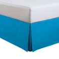 thumbnail image 3 of Luxury Hotel Microfiber Kid's Tailored Style Bed Skirt with Classic 14 Inch Drop Length, Twin, Blue, 3 of 4