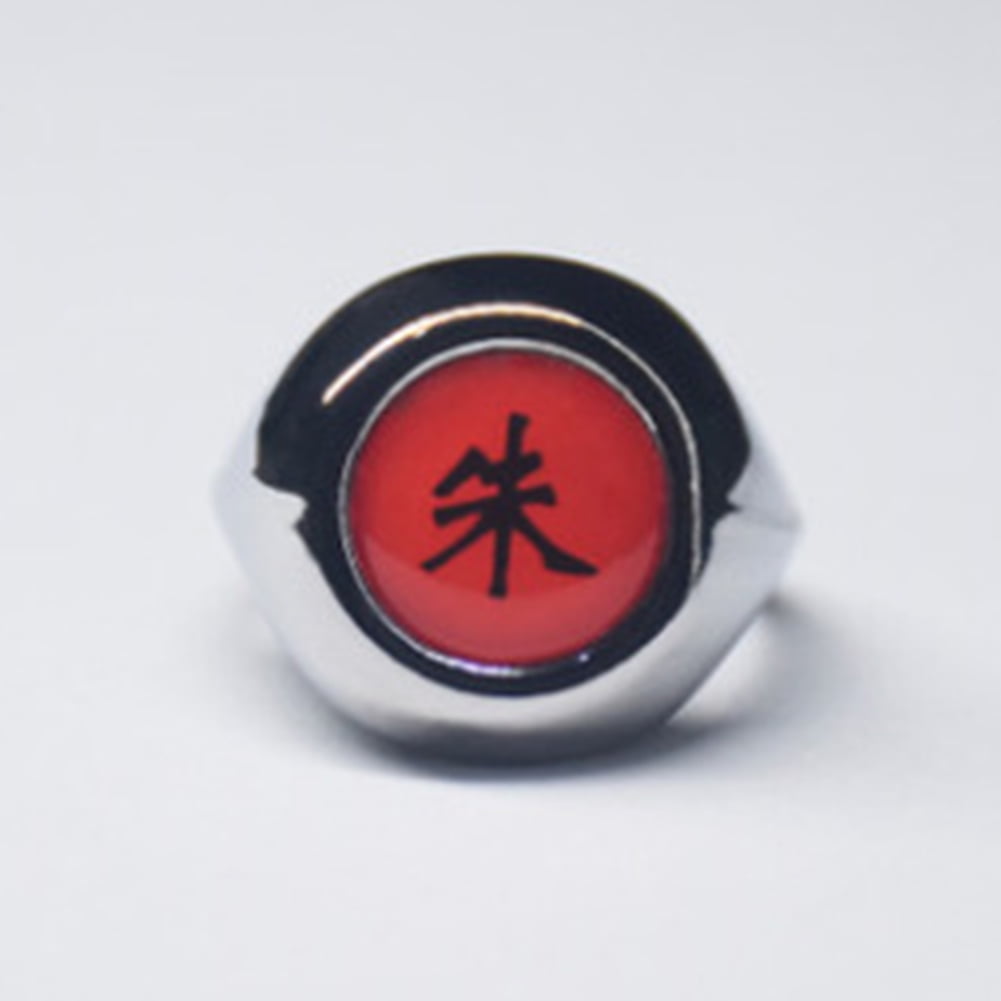 Saicowordist Naruto Alloy Ring Kreative Akatsuki Collection Ring-Set Naruto Cosplay Prop Unisex Beliebte Geschenke für Anime-Fans