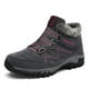 thumbnail image 3 of Botas de nieve de gran tamaño para hombres y mujeres, otoño e invierno, antideslizantes, cálidas, ligeras, cómodas, de caña alta, informales, de algodón, 3 of 5