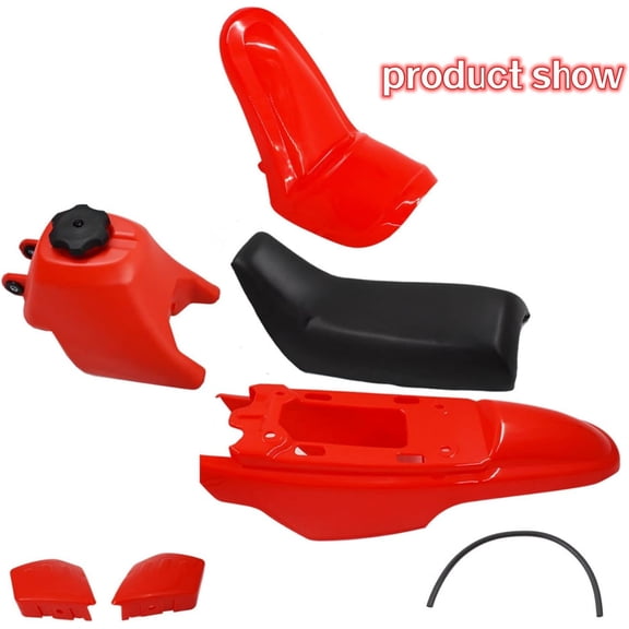 SEBLAFF For Yamaha PW50 PY50 Plastic Fender Body Seat Gas Tank Kit Red