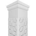 thumbnail image 4 of Ekena Millwork 8"W x 8'H Craftsman Classic Square Non-Tapered Pueblo Fretwork Column w/ Prairie Capital & Prairie Base, 4 of 8