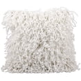thumbnail image 4 of Mina Victory Shag Pillow Fe105 - 20W x 20H in. - Beige, 4 of 6