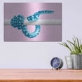 thumbnail image 4 of Luxe Metal Art 'Sneck 1' by Mark Ashkenazi, Metal Wall Art, 16"x12", 4 of 9