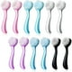 thumbnail image 1 of 12 Pack Facial Cleansing Brush Soft Bristle Facial Brush Scrub Exfoliating Facial Brush with Handle, Face Washing Scrub Exfoliating Brush, 1 of 5