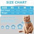 thumbnail image 2 of Minzimin 1Pack Cat Cone Collar Soft, Waterproof Cats Cones to Stop Licking After， Adjustable Soft Elizabeth Cats Collars , Flower Shape Cat Recovery Collar, 2 of 8