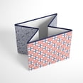 thumbnail image 5 of Bacati - Tribal Olivia Coral/Navy Cotton Percale Fabric covered Storage, Large Box, 14 x 14 x 10 inches, 5 of 10