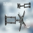 thumbnail image 6 of ONKRON Wall Mount TV Bracket, 32 - 65 inch, up to 90.4 lbs, VESA 100x100 - 400x400, Tilt & Swivel, 6 of 8