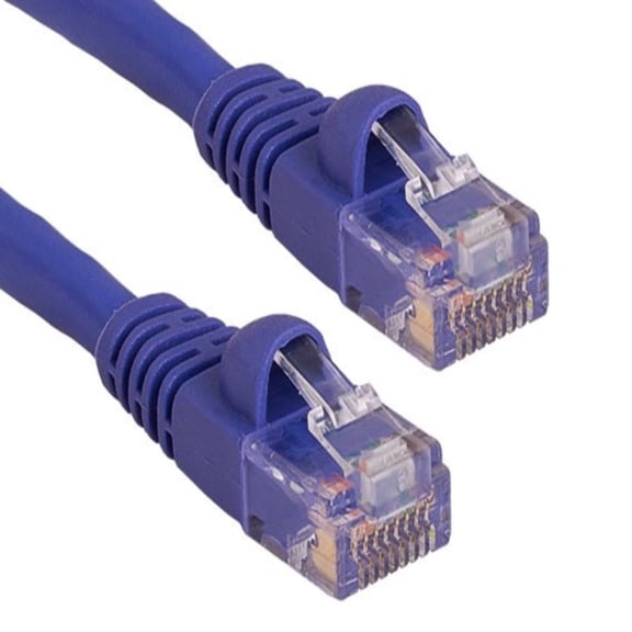 SANOXY Cables and Adapters; 50ft Cat5e 350 MHz UTP Snagless Ethernet Network Patch Cable, Purple