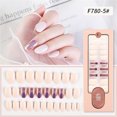 thumbnail image 1 of El nuevo parche de desgaste de uñas falsas desmontable reutilizable en forma de punta larga para uñas portátiles Wmkox8yii  hjk4699, 1 of 1