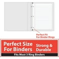 thumbnail image 4 of E-CLIPS USA 100 Sheet Wide Ruled Notebook Paper Loose Leaf Filler 3-Ring Binder Paper, 6-Pack, 4 of 5