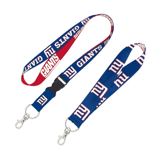 WinCraft New York Giants 2-Pack Lanyard with Detachable Buckle & Key Strap Set