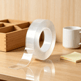 thumbnail image 4 of ICERUN 2026 New 1/3/5/10Meter Double Sided Tape Clear Nano Traceless Reuse Waterproof Adhesive Tape Non-Slip Removable Sticky Strips for Home,Office,Diy,Wall,Glass, 4 of 4