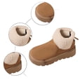 thumbnail image 5 of Gyexs Snow Boots for Women Tall, Winter Shoes Women, Breathable, Speed Laces, Rain, Steel Toe, Outerwear, Brown, Size 6.5, 5 of 8