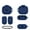 Blue, variant on Silicone Protective Case For Beats Powerbeats Pro 2 Sports Headphones Simple Dustproof Shockproof Protective Cover Case Soft Silicone Sleeve With Keychain