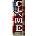 thumbnail image 4 of Spoontiques 18362 Welcome America Porch Sign, 40-inch Tall, 4 of 4