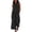 Black, variant on Bohemian Two Piece Set, Flounce Halter Top & Wide Leg Trousers for Summer Casual Outfit