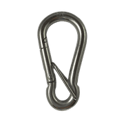 Stainless Steel 316 Locking Spring Hook with Safety Latch 5/16" (8mm) Marine Grade