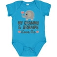 thumbnail image 3 of Inktastic My Grammy and Grampy Love Me Boys or Girls Baby Bodysuit, 3 of 5