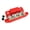Red, variant on 4 Post Busbar 3/8" Studs - 250A 48Vdc - RED bus bar