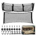 thumbnail image 2 of Soumake Car Storage Net Organizer Simple Installation Versatile Use Heavy-Duty Luggage Holder Trunk Storage Net with Mount Kit, 2 of 8