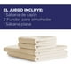 thumbnail image 3 of Hokins | Juego de sábanas de Microfibra ligera 4 piezas (Matrimonial), 3 of 8